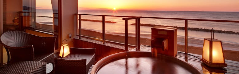 瀬波温泉のオーシャンビューのお部屋 おすすめホテル 旅館 宿泊予約は 一休 com
