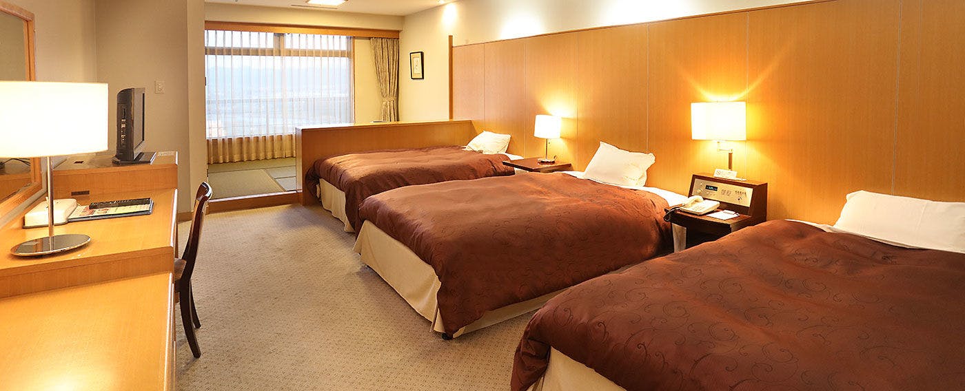 ห้องพักสไตล์ญี่ปุ่นและตะวันตก