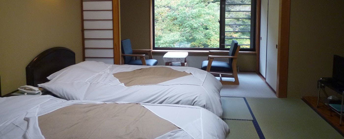 ห้องพักแบบญี่ปุ่นเตียงคู่