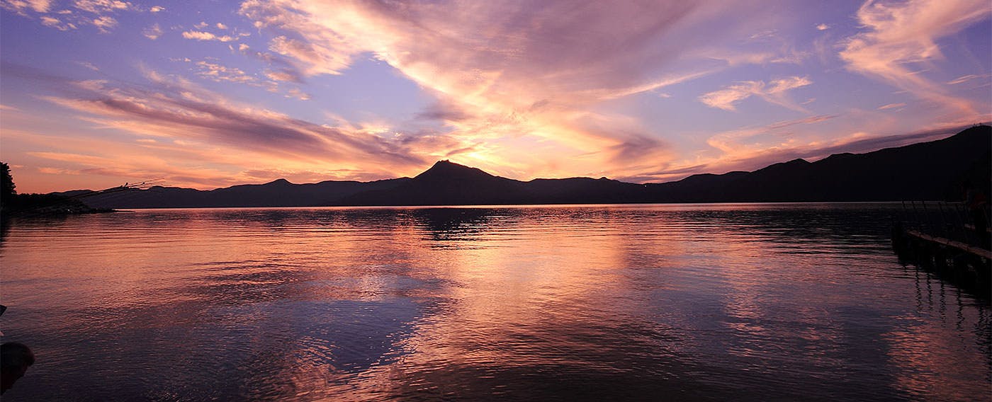 日本屈指の透明度を誇る支笏湖