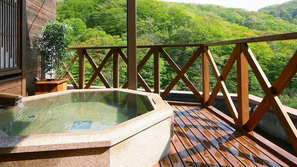 Okutsuchiyu Onsenkyo, Mountain Gorge Hot Spring, Kotaki Onsen
