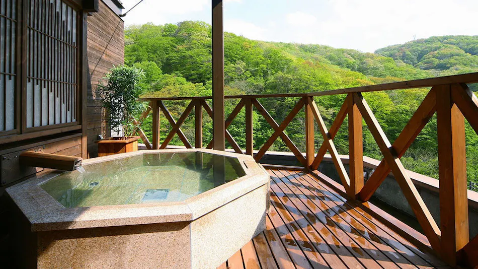 Okutsuchiyu Onsenkyo, Mountain Gorge Hot Spring, Kotaki Onsen