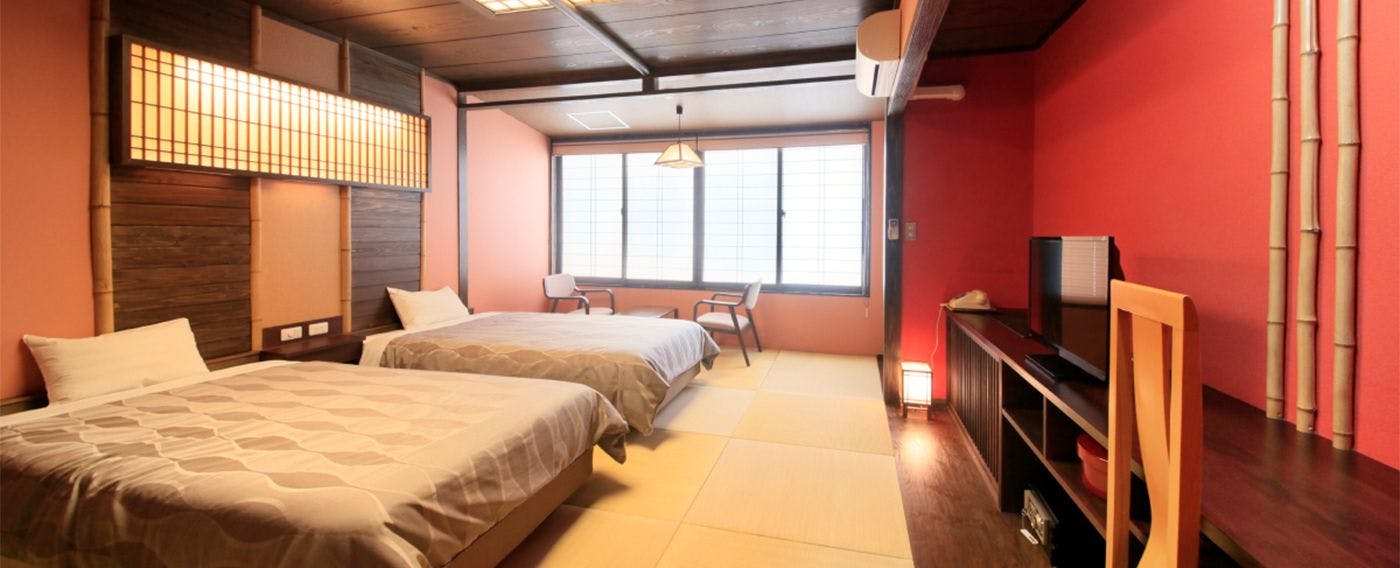 和モダンツインルーム