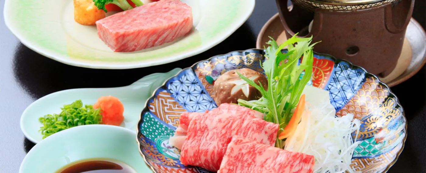 【食べ比べプラン】山形牛ステーキ&米沢牛しゃぶしゃぶ