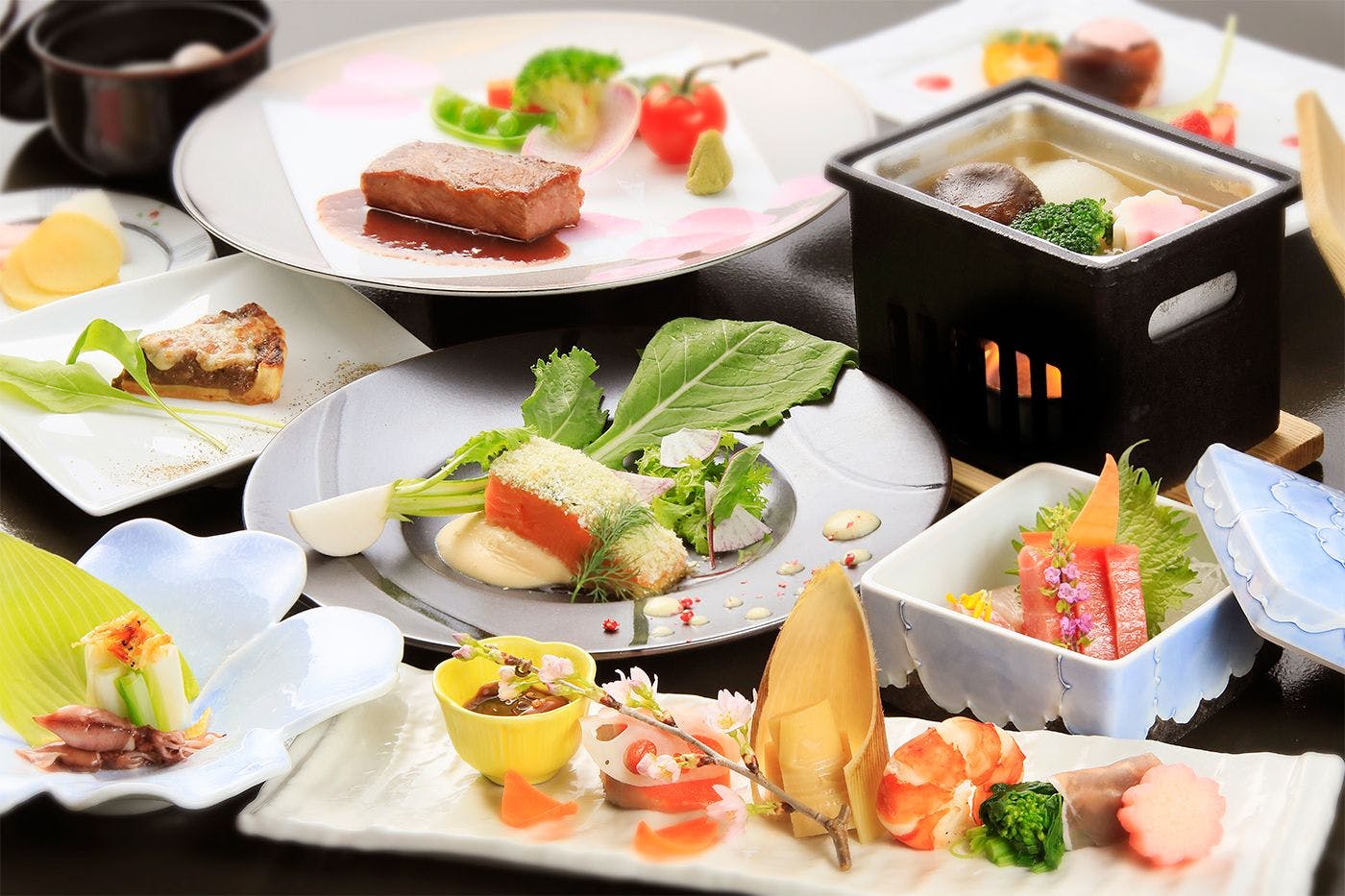 創作和洋会席一例