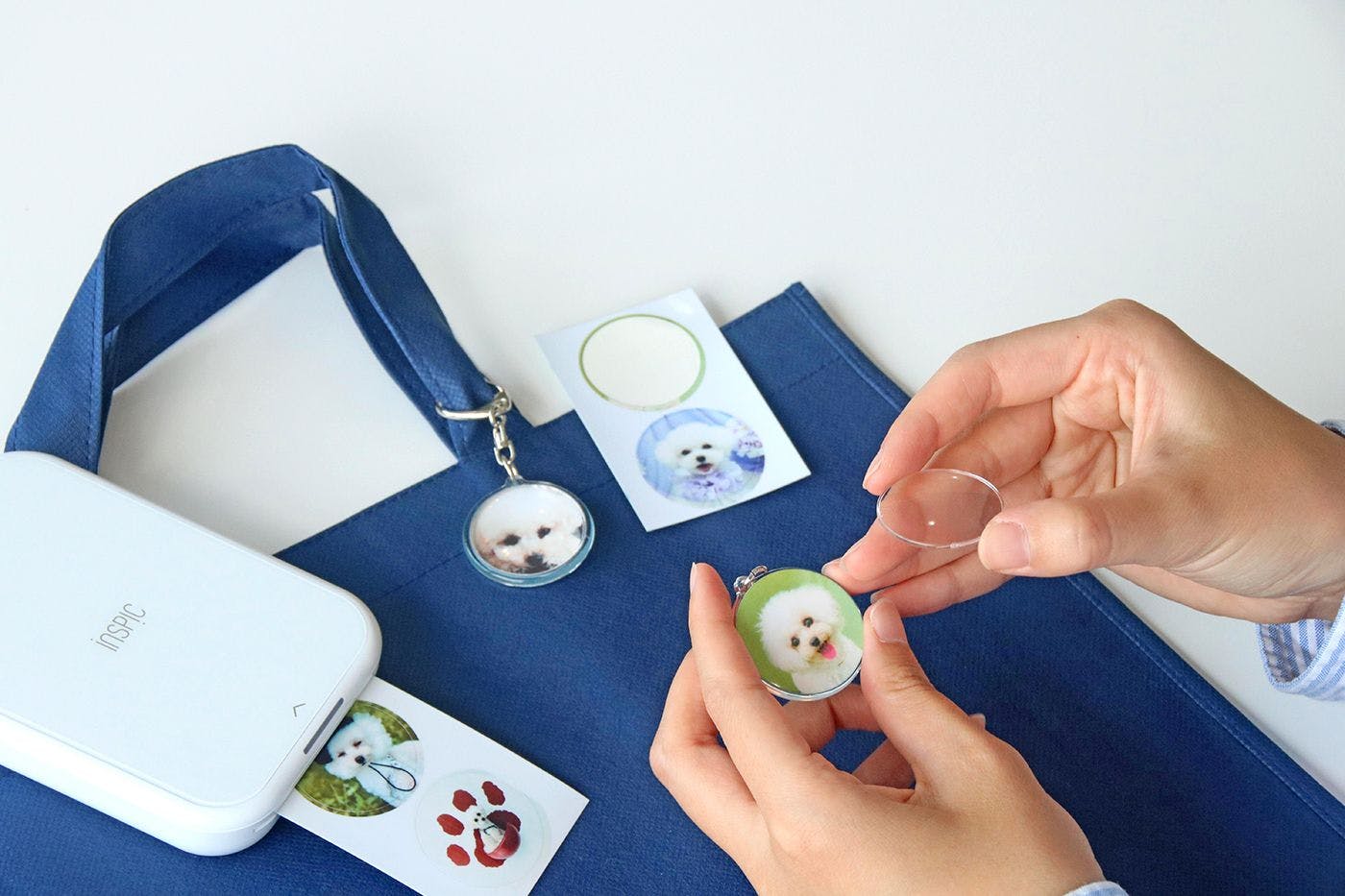 반려견 사진이 들어간 키홀더·면허증 제작