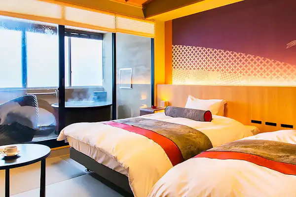 Sample guest room