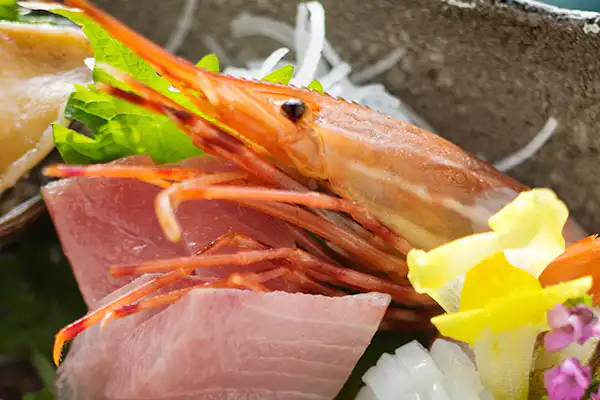 Fresh, locally caught seafood