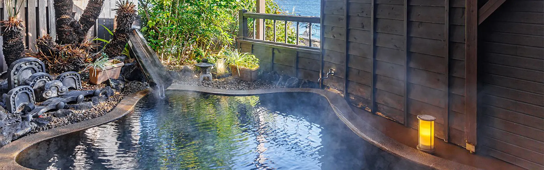 伊豆熱川温泉 六つの貸切風呂を湯めぐり ふたりの湯宿 湯花満開