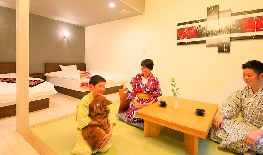 別府温泉 わんこの宿ゆるり の空室状況を確認する 宿泊予約は 一休 Com キラリト 別府温泉 わんこの宿ゆるり の空室状況を確認する 宿泊予約は 一休 Com キラリト