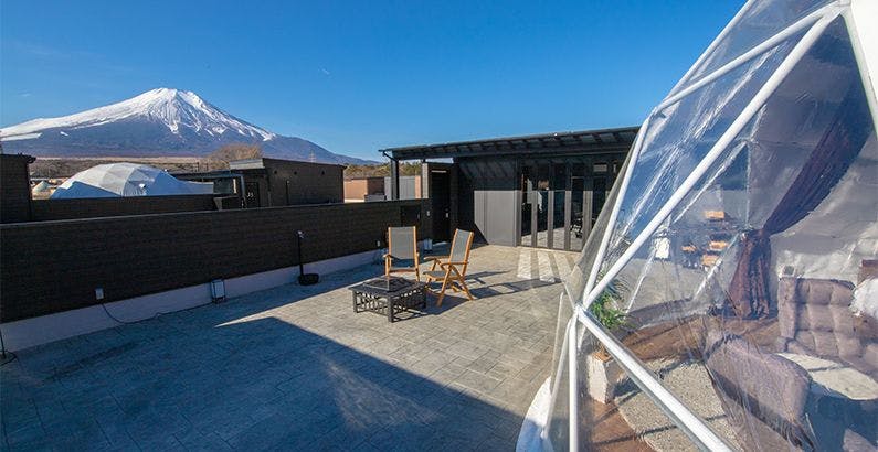 全室富士山ビュー ビジョングランピングリゾート山中湖