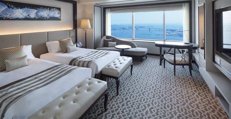 ザ クラブ デラックスツイン ベイブリッジビュー 特別階 65階 66階 スカイリゾートフロア ザ クラブ 宿泊プランプラン 横浜ロイヤルパークホテル 一休 Com