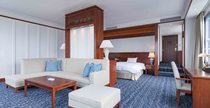 プレミア海峡スイート トリプル 平日限定 朝食プレゼント スイートルームで大人旅満喫プラン 朝食付 プラン プレミアホテル 門司港 一休 Com