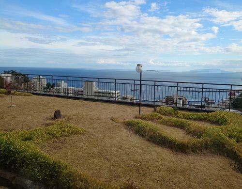 相模湾が一望出来る最上階の特別室