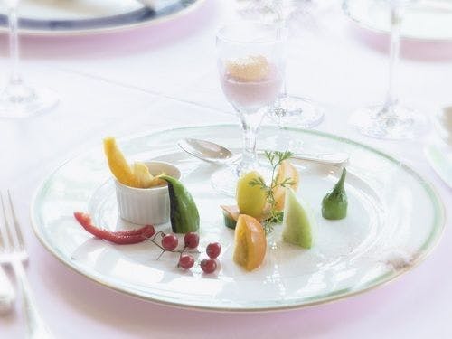 自家菜園で採れたお野菜の盛り合わせ