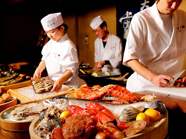 【1泊2食付】北海道の恵みを味わう|炉端焼「志古津」美食コース×朝食ブッフェ