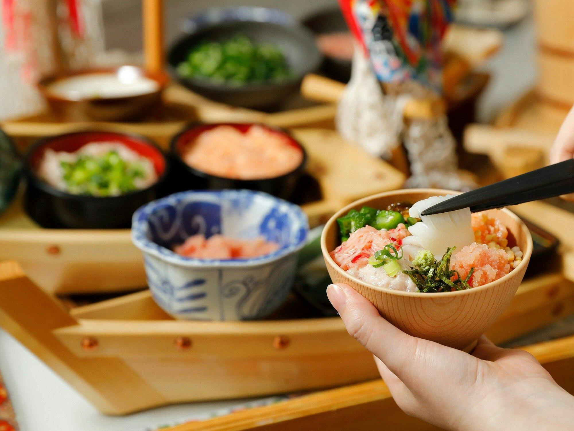 朝食イメージ「なまら丼」コーナー