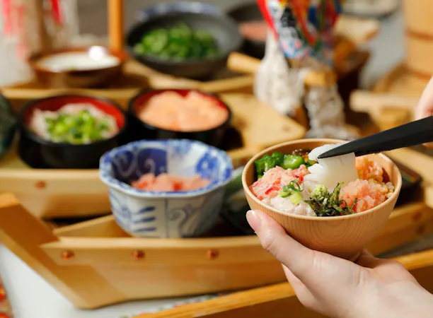 朝食イメージ「なまら丼」コーナー
