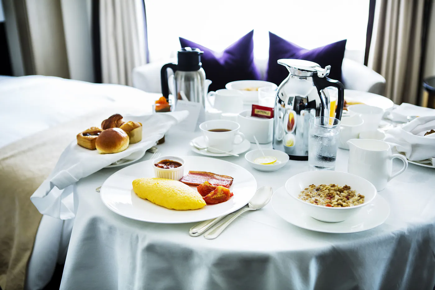 ANAインターコンチネンタルホテル東京:ルームサービスの朝食