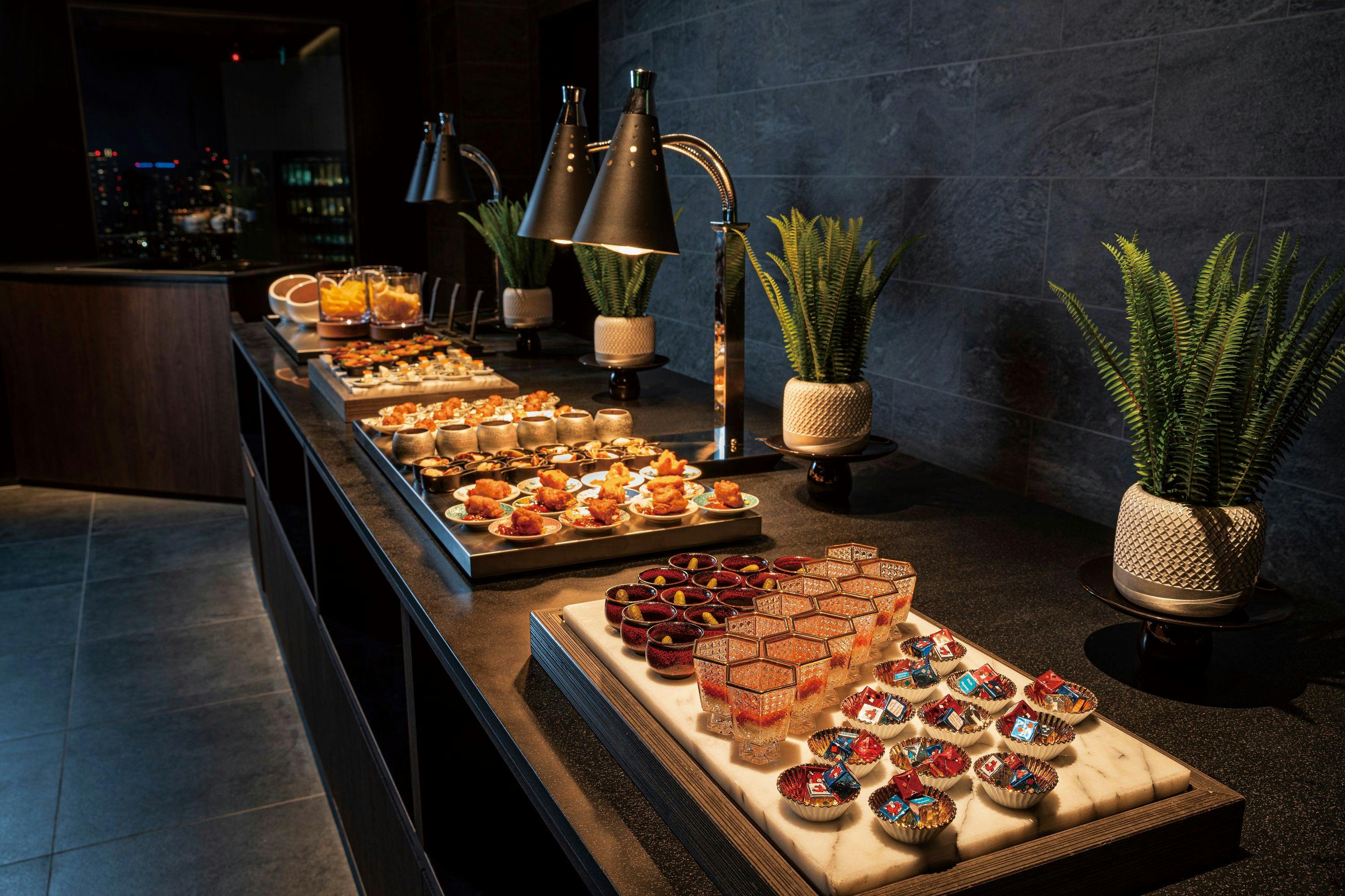 Executive Lounge เวลาเครื่องดื่มค็อกเทล