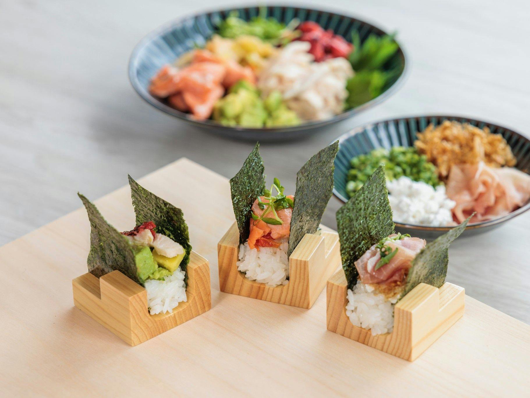 ご褒美おむすびのライブキッチン