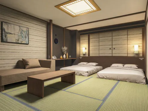 ห้องพักสไตล์ญี่ปุ่นพร้อมเตียง ปรับปรุงใหม่ในเดือนพฤศจิกายน 2025