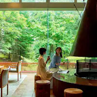 開放感のあるロビー