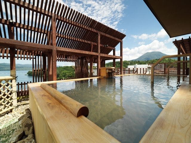 【7th Floor Large Bathhouse・Stone Room Bath】Open-Air Bath