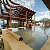 【7th Floor Large Bathhouse・Stone Room Bath】Open-Air Bath