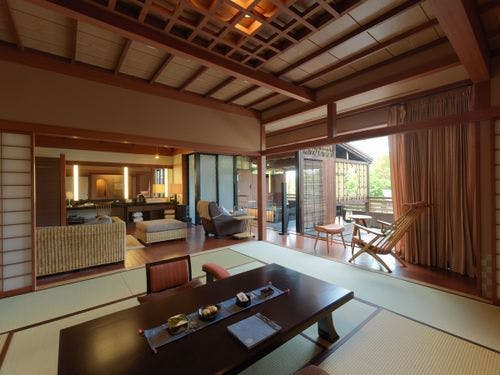 【露天風呂付・湖側】霞の座スイート※一例