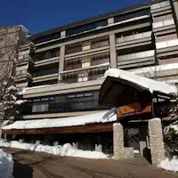 The winter exterior of 'Hina no Za'.