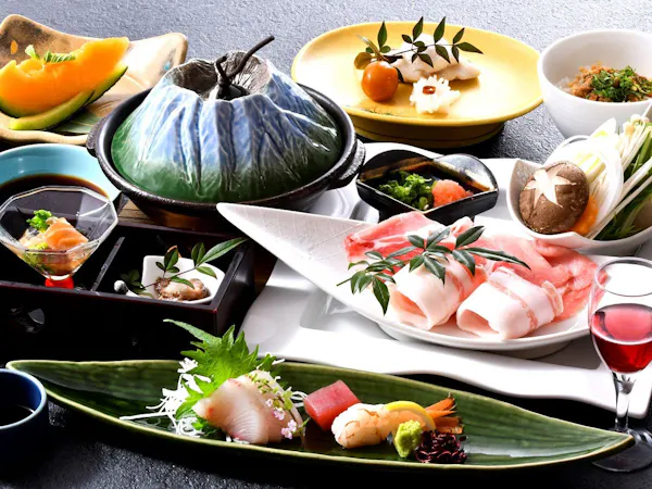 【1泊2食付き】鹿児島名物黒豚を贅沢に【黒豚しゃぶしゃぶ会席付きプラン】