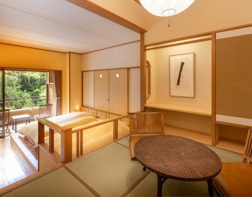 メゾネット風露天風呂付和洋室【4階】