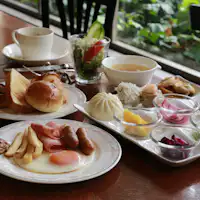 朝食バイキング