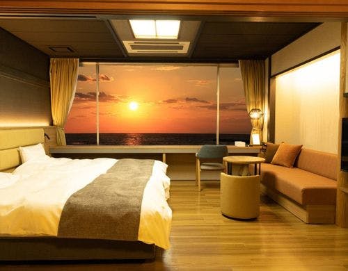 ■【展望温泉付客室一例】身も心も寛ぐ