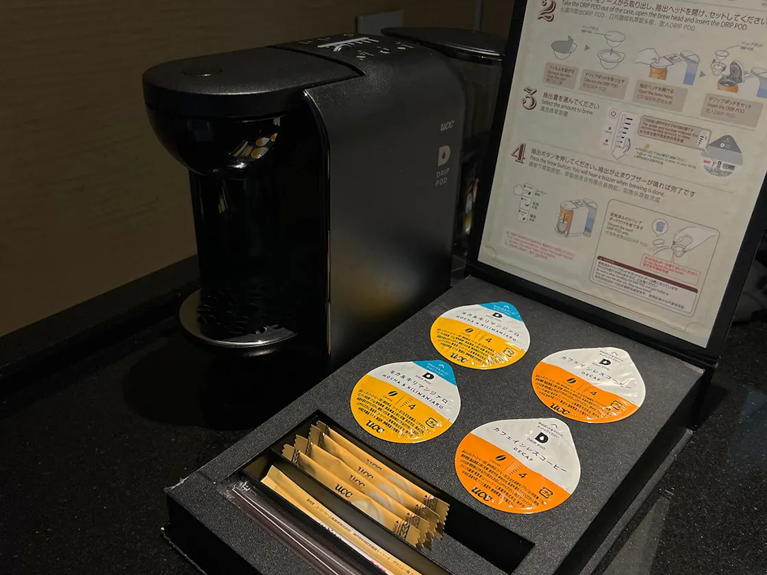 ドリップタイプのコーヒーをご用意