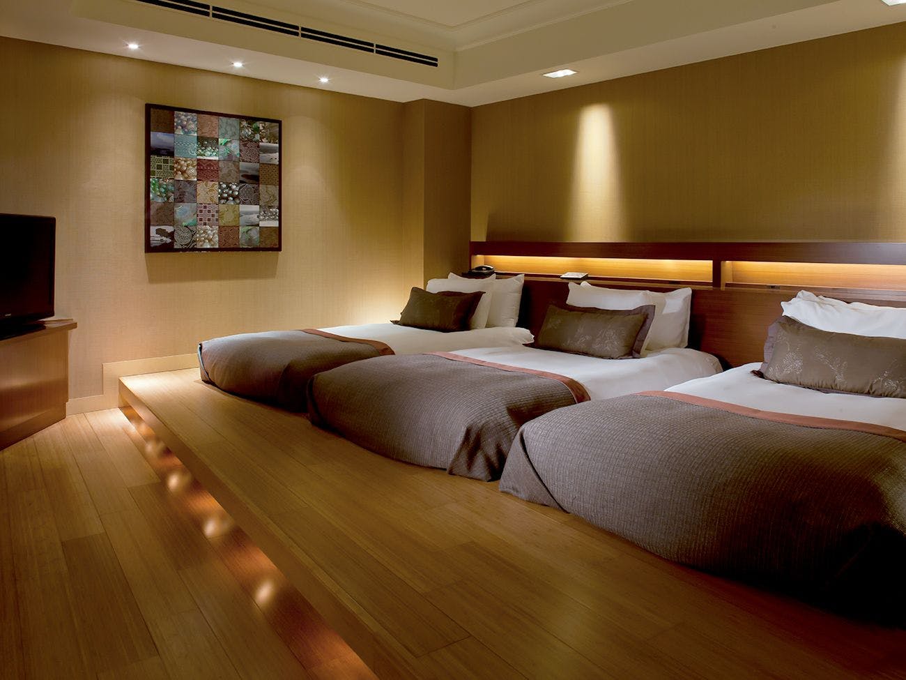 3名様でお泊まりいただけるFUTONスイート