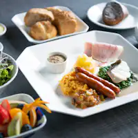 野菜たっぷりの体に優しいご朝食です