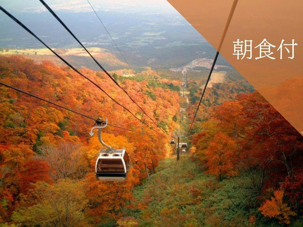 【紅葉絶景】那須ロープウェイで巡る天空の秋旅（朝食付）