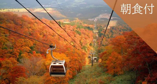 【紅葉絶景】那須ロープウェイで巡る天空の秋旅(朝食付)