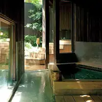 อ่างอาบน้ำส่วนตัว หินน้ำร้อน (ในร่ม)