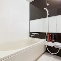 Bathroom and toilet are separate.