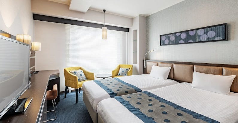 アーバンツイン 禁煙 22平米 ベッド幅113cm 正規料金プラン 京都新阪急ホテル 一休 Com