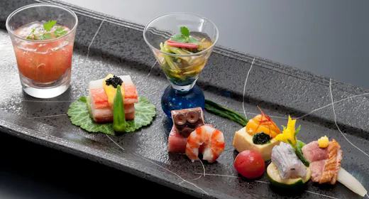 【美味少食】量控えめで上質を味わう|メインを選ぶ愉しみ|花紋特別室(14時チェックインゆったり滞在)