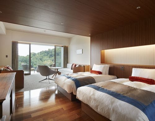 夕映え和モダン洋室