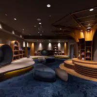 インドアプレイエリア(ライブラリーエリア)