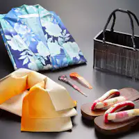 色浴衣(イメージ)