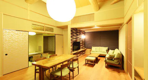 100平米のゆったりとしたお部屋。