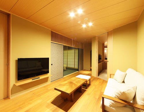 龍吟１階平面図・客室忘筅73平米