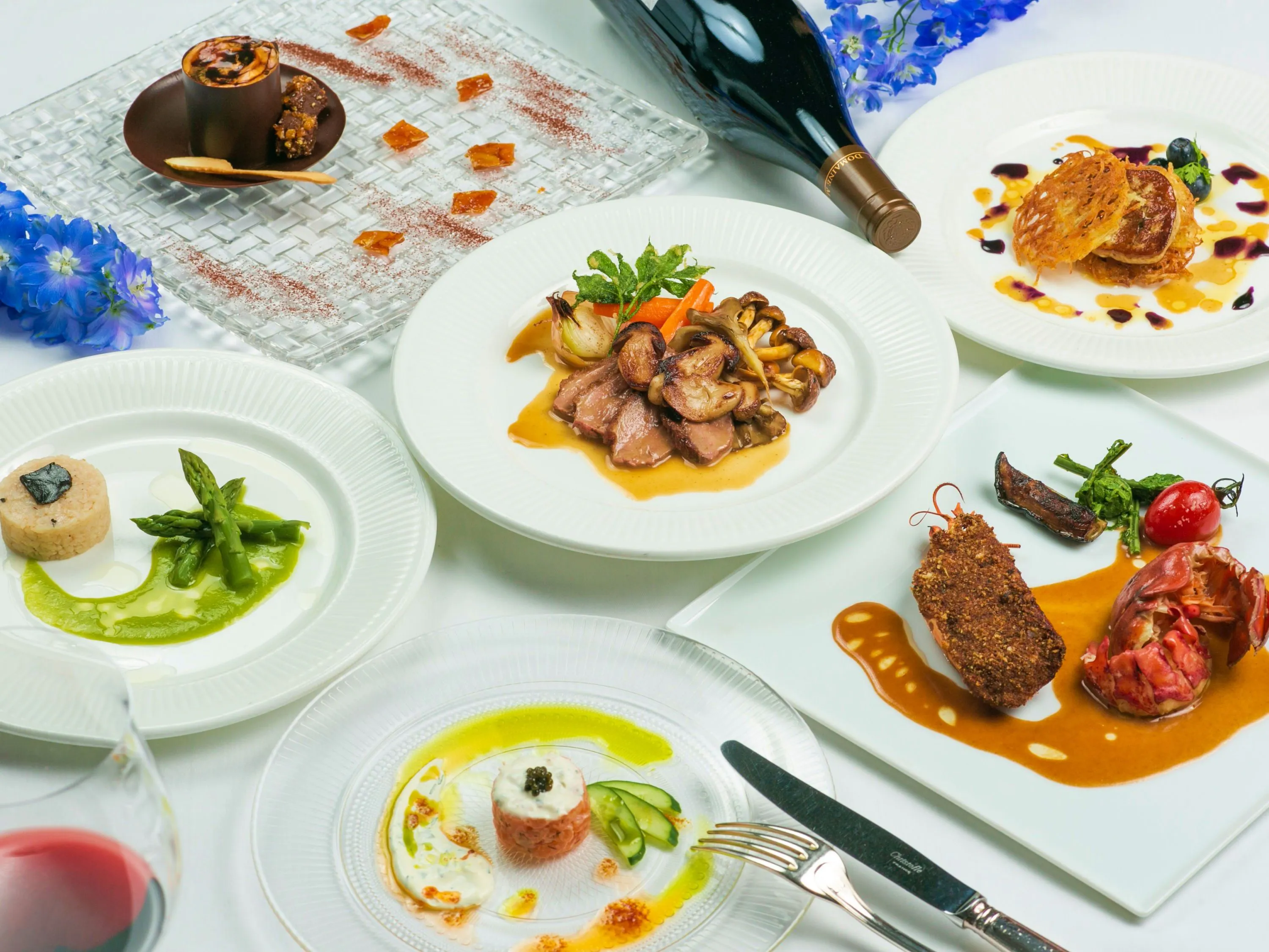 Authentic Full-Course French Dinner